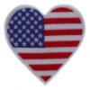 Love USA Heart Patch | Embroidered Patches