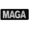 MAGA Black and White Patch