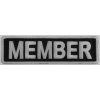 Member Patch 3.5 Inch White