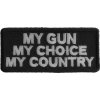 My Gun My Choice My Country Patch | US Military Veteran Patches