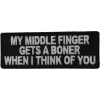 My Middle Finger Gets A Boner Patch