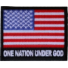 One Nation Under God American Flag Patch