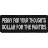 Penny For Your Thoughts Patch | Embroidered Patches