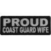 Proud Coast Guard Wife Patch