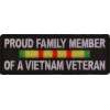 Proud Family Vietnam Vet Patch | US Military Vietnam Veteran Patches