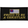 Proud To Be A Christian Patch | Embroidered Patches