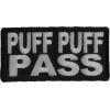 Puff Puff Pass Patch | Embroidered Pot Patches