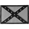 Reflective Rebel Flag Patch