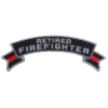 Retired Firefighter Rocker Patch