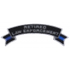 Retired Law Enforcement Rocker Patch