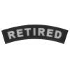 Retired Medium Size Rocker Patch | US Military Veteran Patches