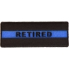 RETIRED Subtle Police Officer Patch | Embroidered Patches