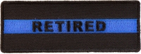 RETIRED Subtle Police Officer Patch | Embroidered Patches