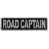 Road Captain Patch 3.5 Inch White | Embroidered Patches