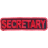 Secretary Patch In Red