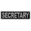 Secretary Patch 3.5 Inch White