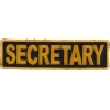 Secretary Patch 3.5 Inch Yellow