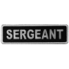 Sergeant Patch | Embroidered Patches