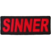 Sinner Patch | Embroidered Patches