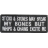 Sticks And Stones Patch | Embroidered Patches