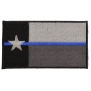 Thin Blue Line Texas State Flag Patch For Law Enforcement | Embroidered Patches