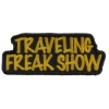 Traveling Freak Show Funny Biker Patch | Embroidered Biker Patches