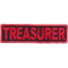 Treasurer Patch Red