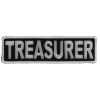 Treasurer Patch 3.5 Inch White