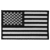 Us Flag Black White Patch 4 Inch | Embroidered Patches