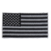 US Flag Patch Black And Gray 2.5 Inch