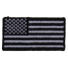 US Flag Patch Black And White 2 Inch