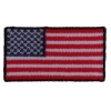 US Flag Patch Black Border 2 Inch