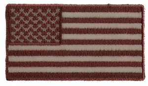 US Flag Patch Earth Terrain 2.5 Inch