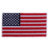 US Flag Patch White Border 2.5 Inches