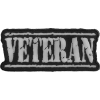 Veteran Patch Old Stamper White | US Military Veteran Patches