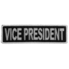 Vice President Patch 3.5 Inch White