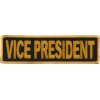 Vice President Patch 3.5 Inch Yellow