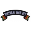 Vietnam War Vet Ribbon Small Rocker | US Military Vietnam Veteran Patches