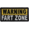 Warning Fart Zone Patch | Embroidered Patches