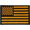 Yellow Black American Flag Patch | Embroidered Patches