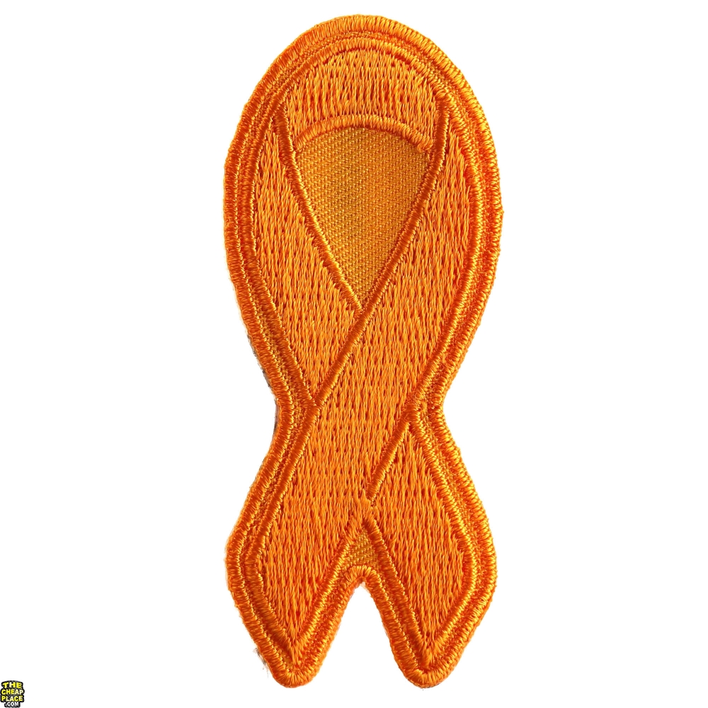 Orange Leukemia Awareness Ribbon Patch | Support Ribbons -TheCheapPlace