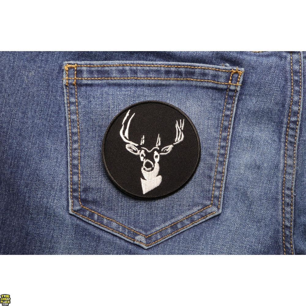Round Deer Patch | Wild Animal Patches -TheCheapPlace