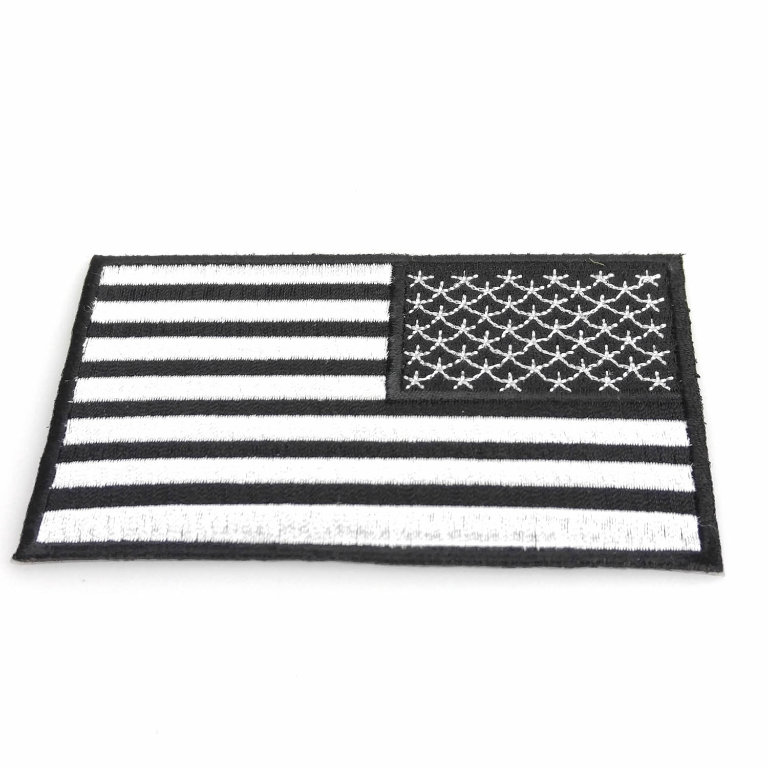 Reversed US Flag Black White Patch 4 Inch | American Flag Patches ...