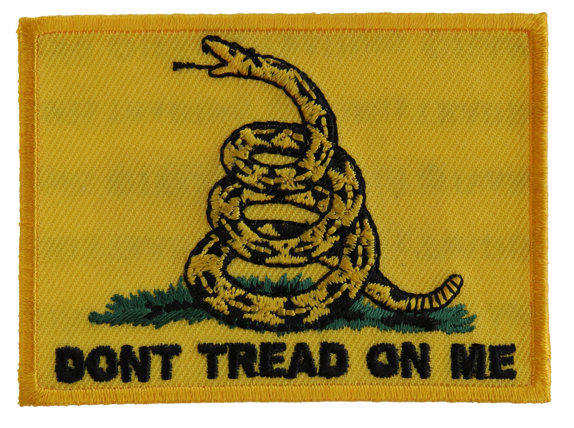 U.S. Gadsden Flag Don't Tread on Me Timber Rattlesnake Embroidered