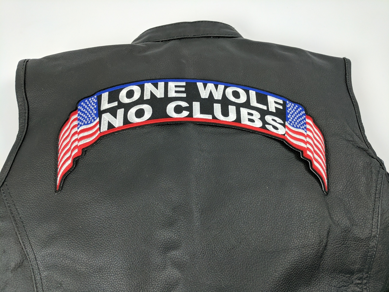 Lone Wolf No Club Patches for Bikers Who Ride Free