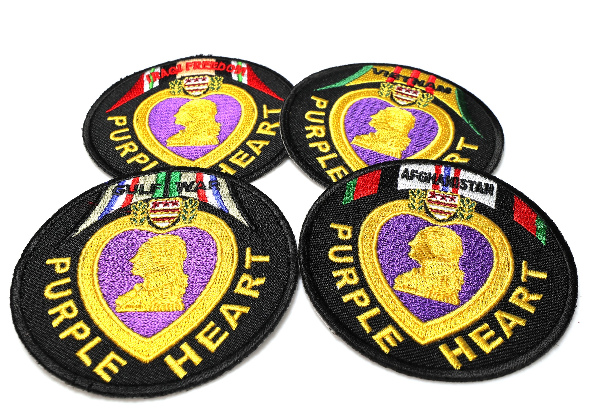 Patches for Vets who have earned the Purple Heart