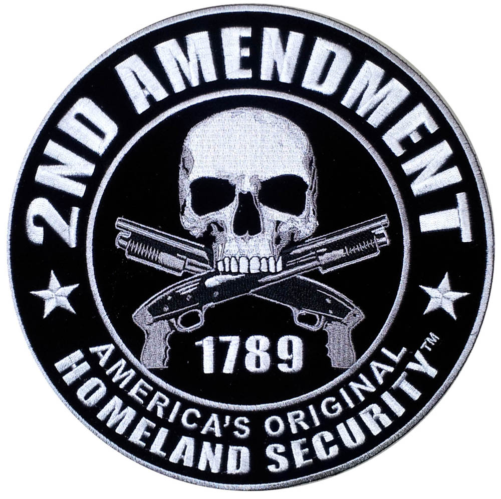 Small 2nd Amendment Patch Original Homeland Security