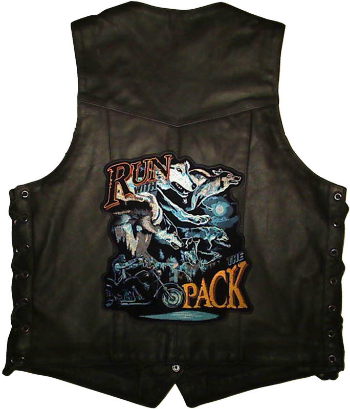 Wolf Patch Patch - Large Biker Vest Patch 