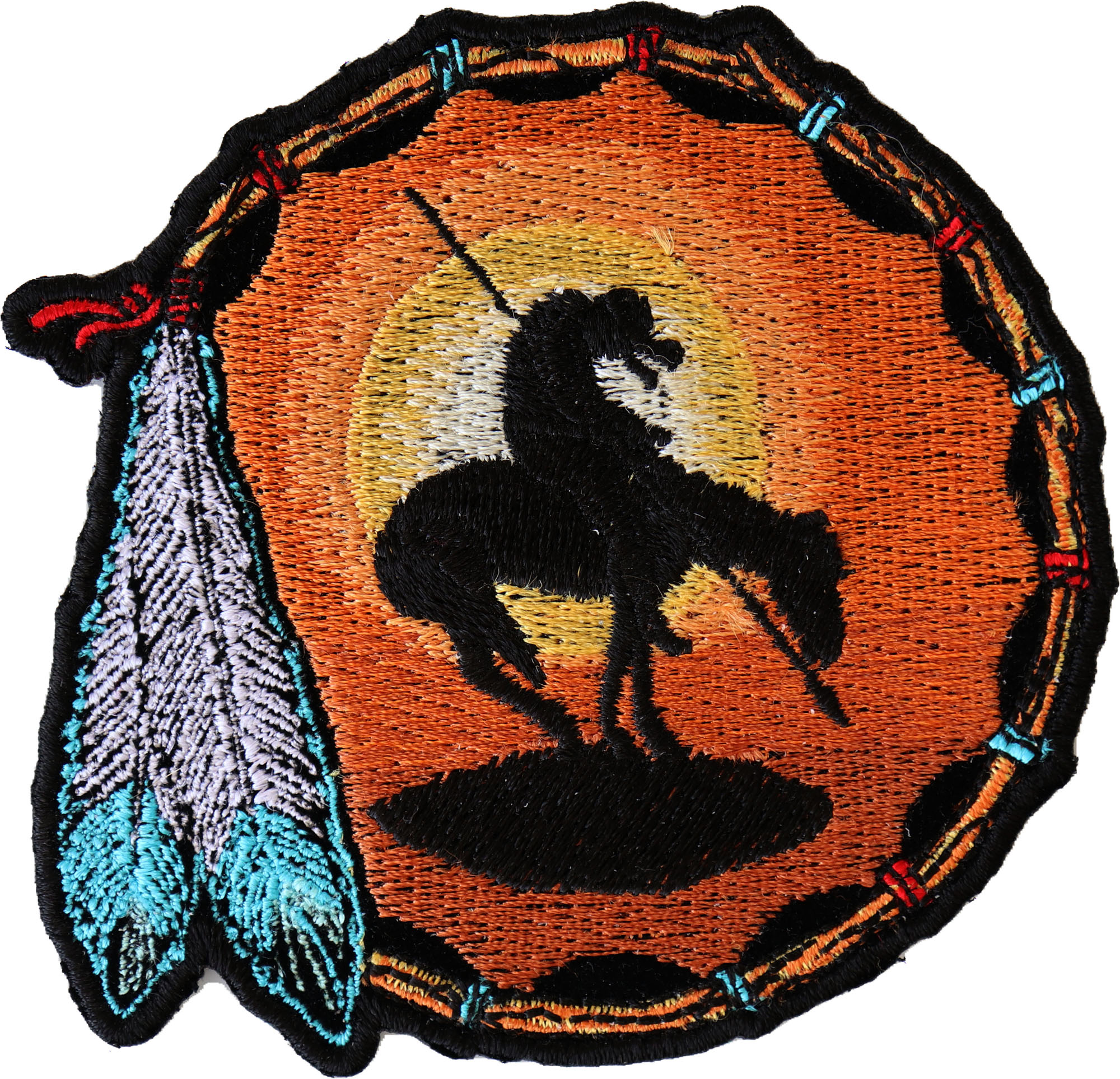 End Of The Trail Small Patch Native American Indian Thecheapplace