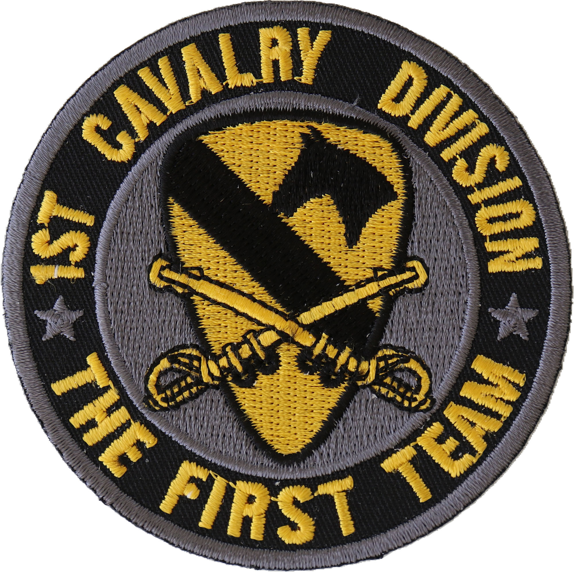 1st Cavalry Division Patch The First Team | Army Patches -TheCheapPlace